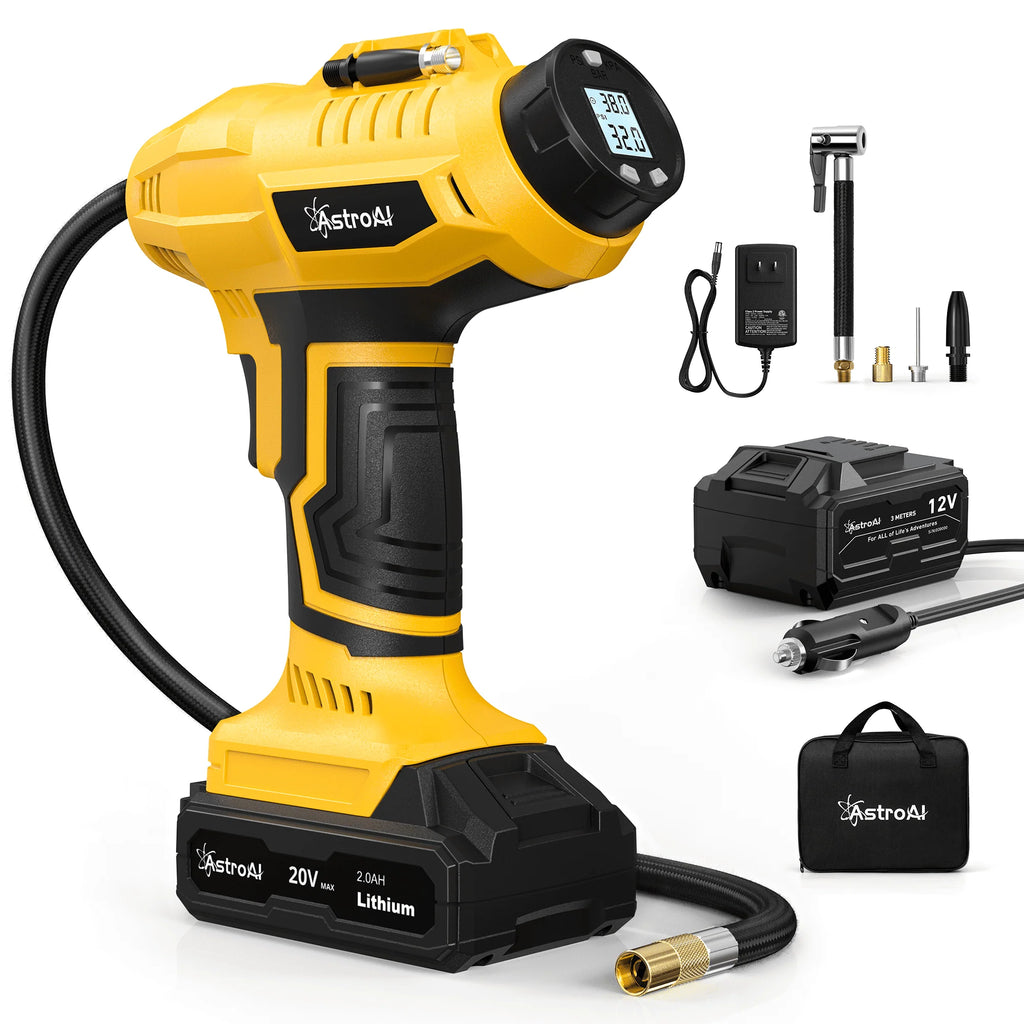 Cordless 160 PSI Car Tire Inflator B2432