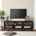Black 6 Drawer Dresser TV Stand C79809