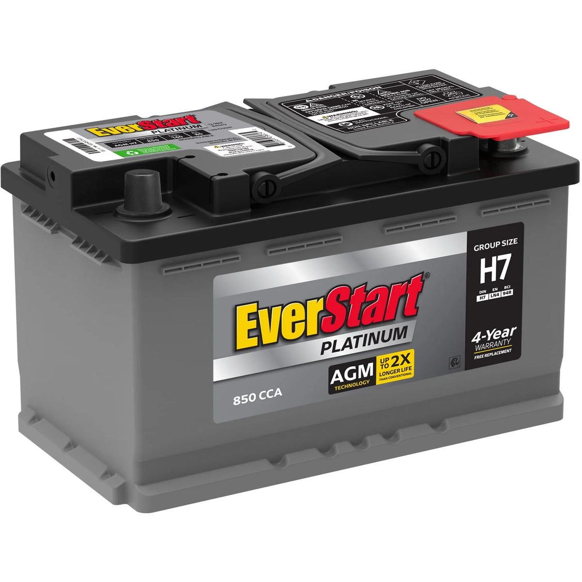 AGM Automotive Battery Group Size H7 12 Volt 800 CCA G579