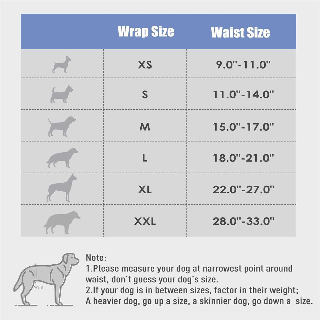 Washable Dog Diapers Male Dog Belly Wrap J7514