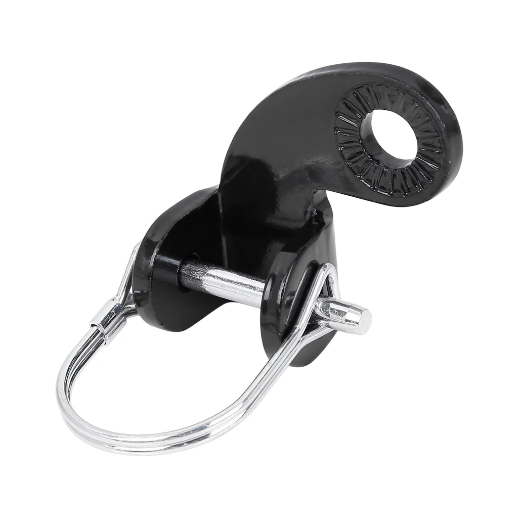 Bicycle Trailer Coupler Attachment Black Silver Tone J508