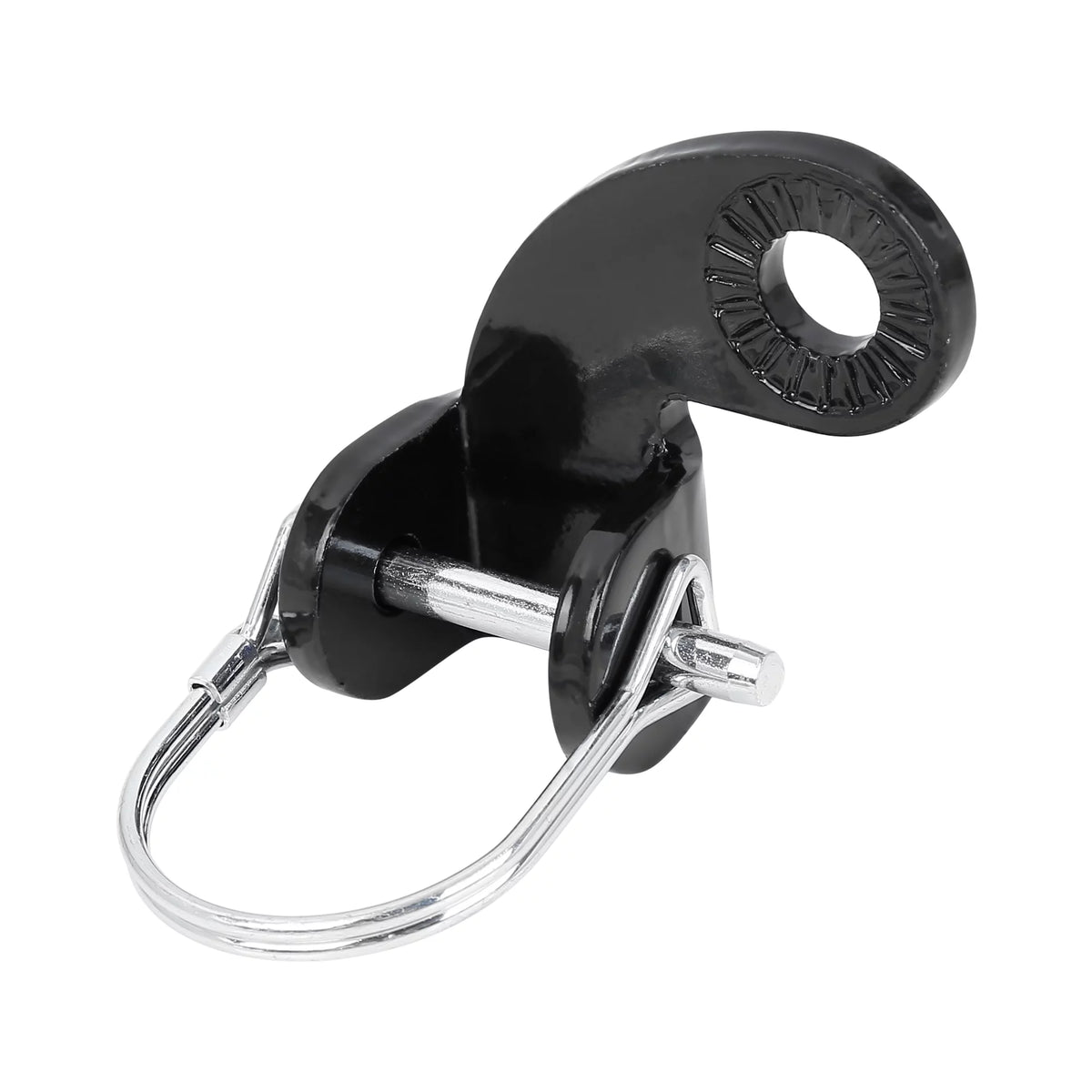 Bicycle Trailer Coupler Attachment Black Silver Tone J508