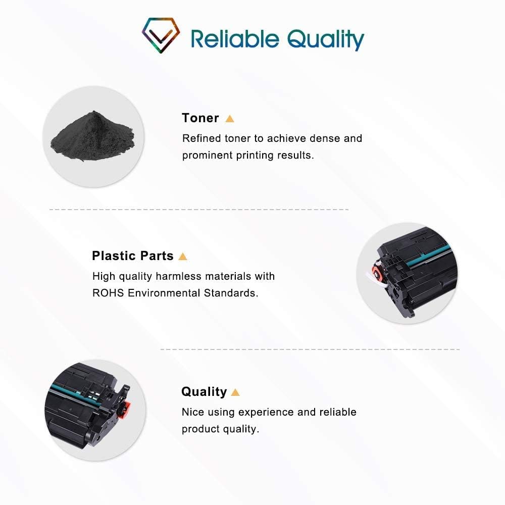 Compatible CE505A Toner Cartridge Replacement 4-Pack Black N907