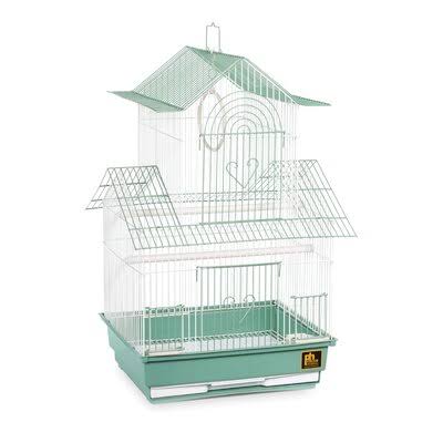 Green White Bird Cage V30324