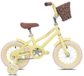 12 in. Pink Child Bicycle with Front Basket U8747