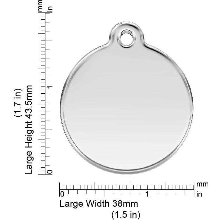 Stainless Steel Dog ID Tag D6497