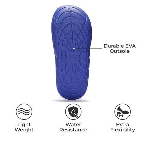 Lightweight Flexible EVA Recovery Slides with Latex Insole A8100