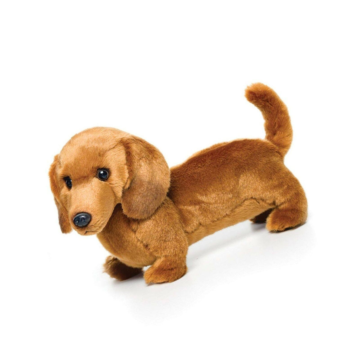 Caramel Brown Dachshund Plush Stuffed Animal Toy R9337