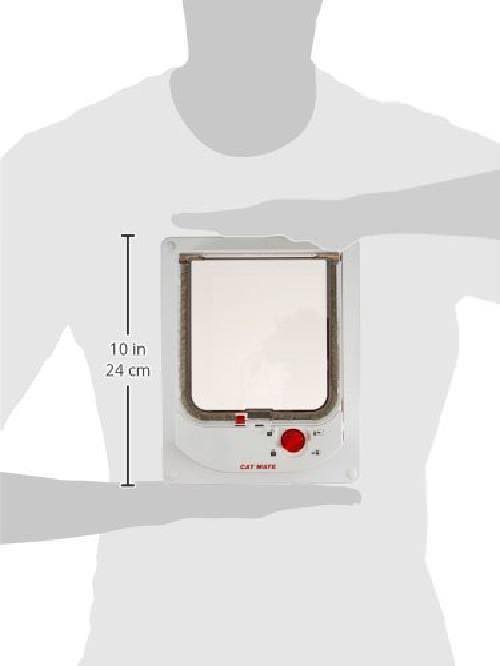 Electromagnetic Cat Flap White P645