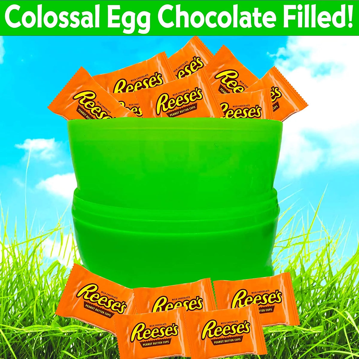 Colored Easter Egg with 1 Lbs of Chocolate A4941