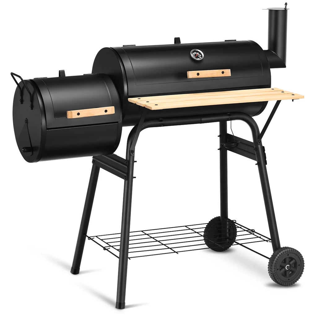 Outdoor Charcoal BBQ Grill Smoker J381