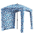 Portable Waterproof Beach Canopy with Side Wall UPF 50+ R43070