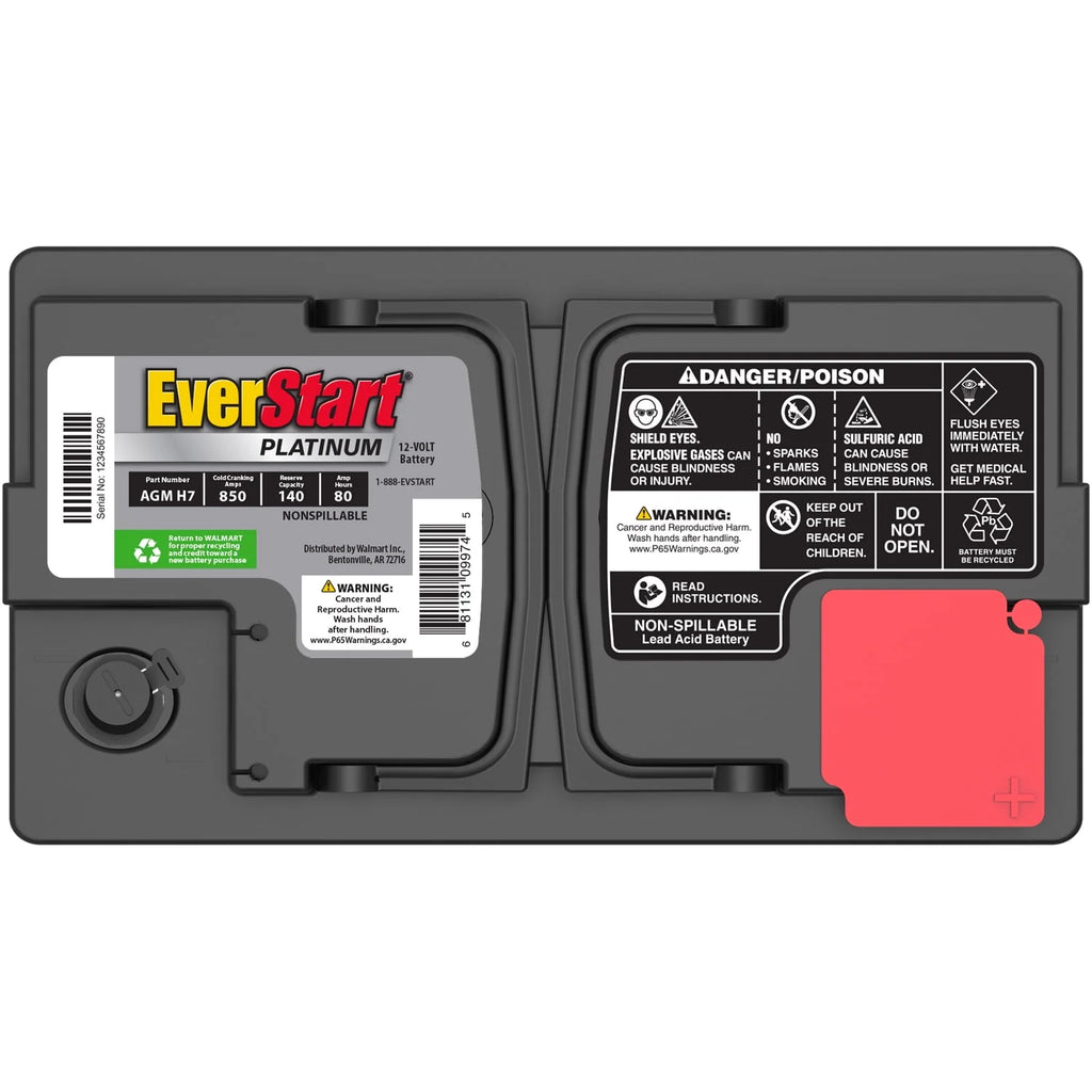 AGM Automotive Battery Group Size H7 12 Volt 800 CCA G579