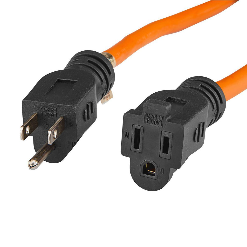 50 ft. 12/3 Gauge Outdoor Extension Cord, Orange E197