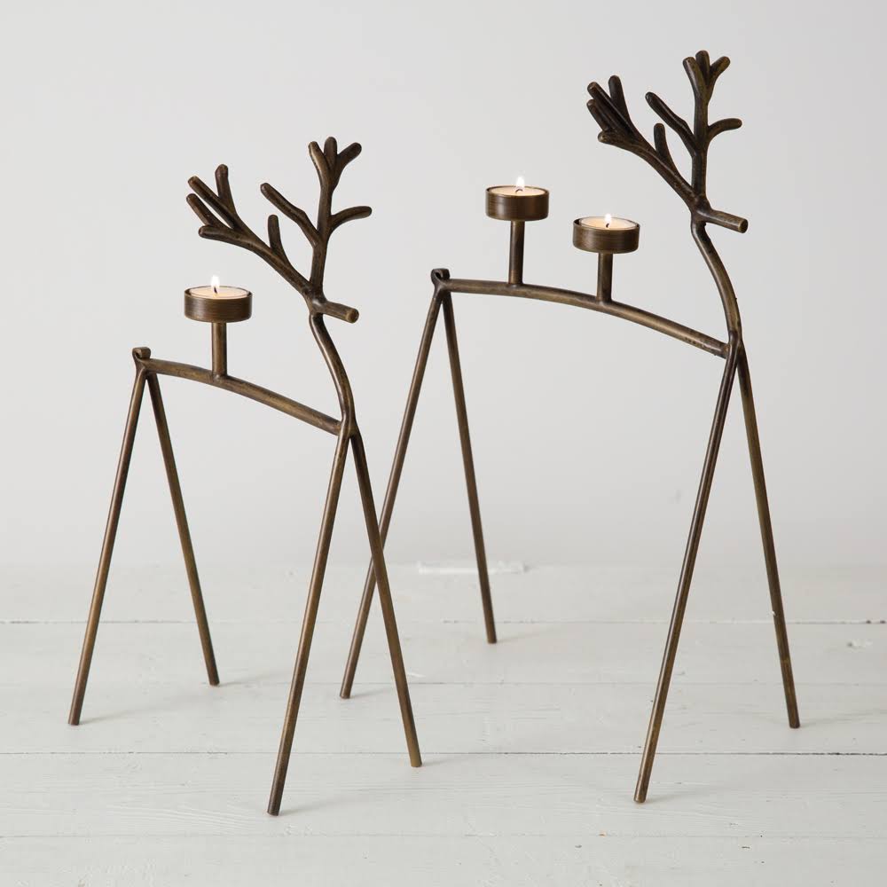 Reindeer Tealight Candle Holders U26210