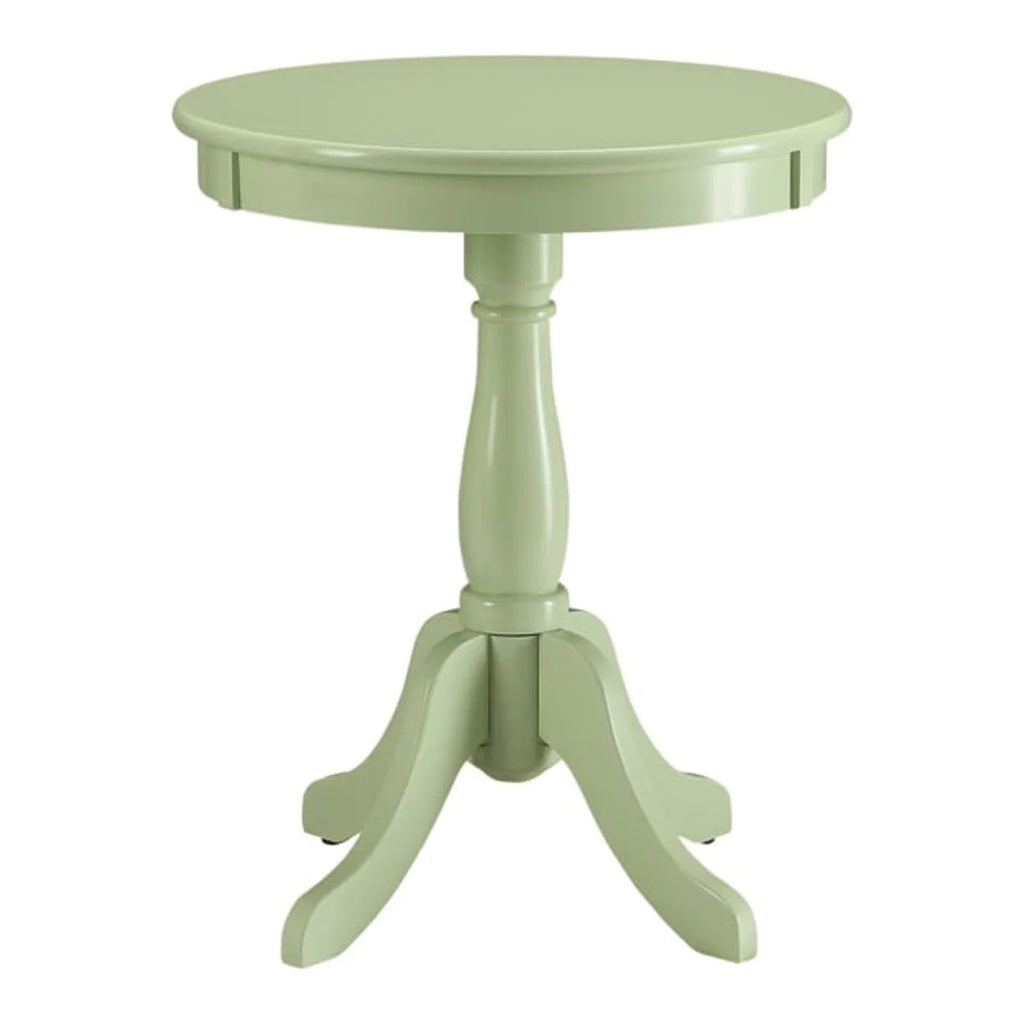 Solid Wood Round Pedestal Side Table T101722