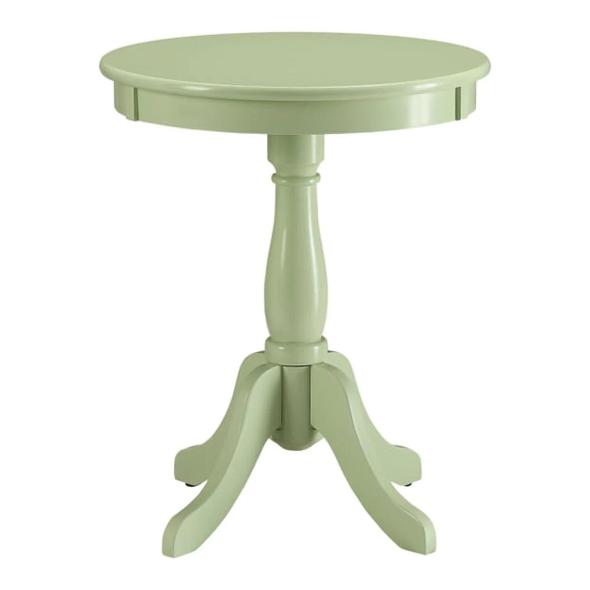Solid Wood Round Pedestal Side Table T101722