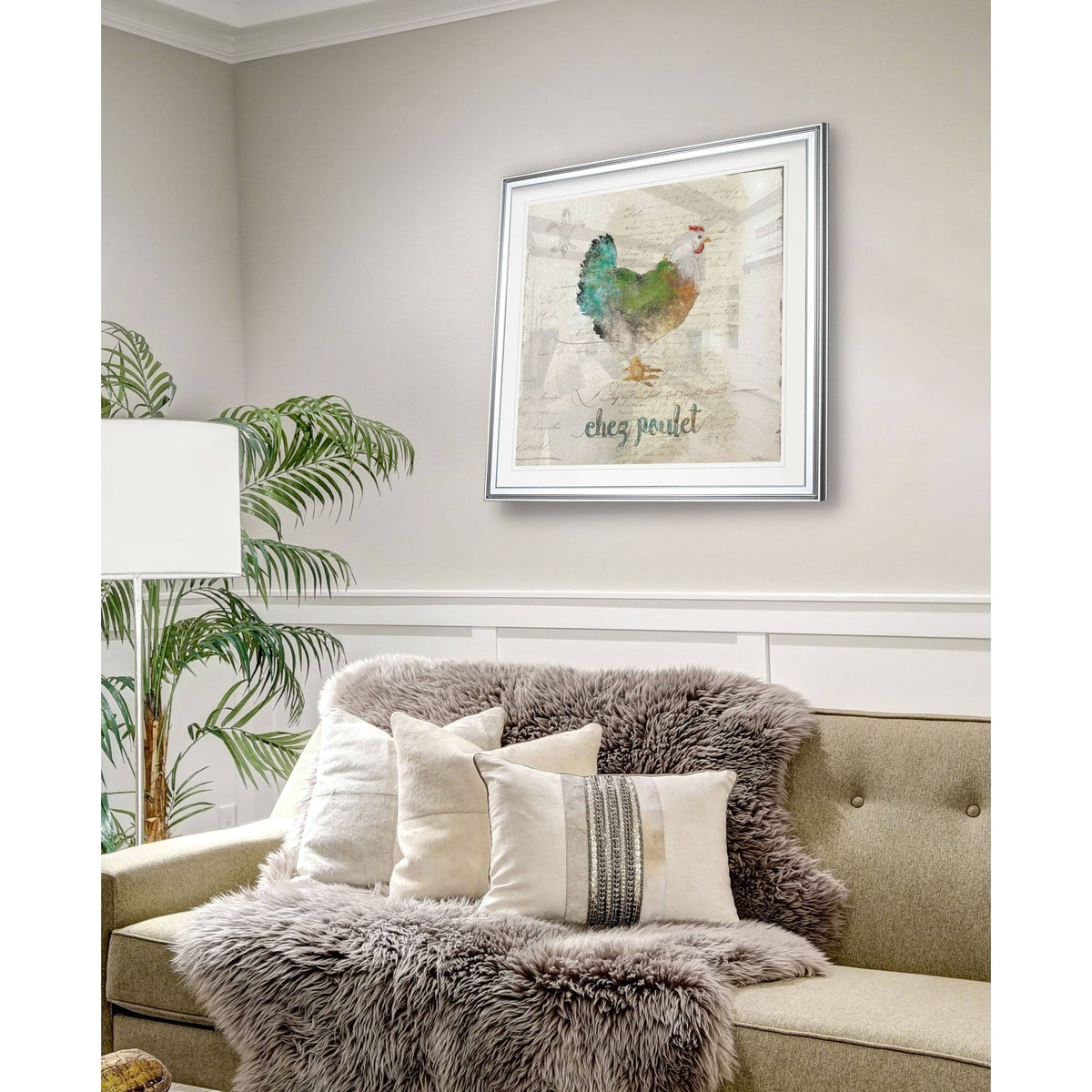Framed Giclee Print 24 x 24 P7167