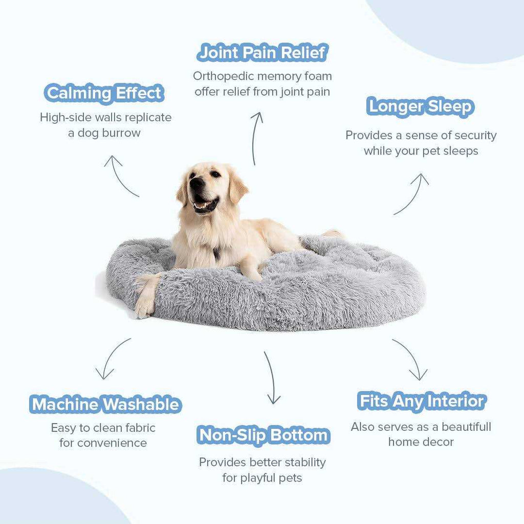 Calming Anti Anxiety Dog Bed D346