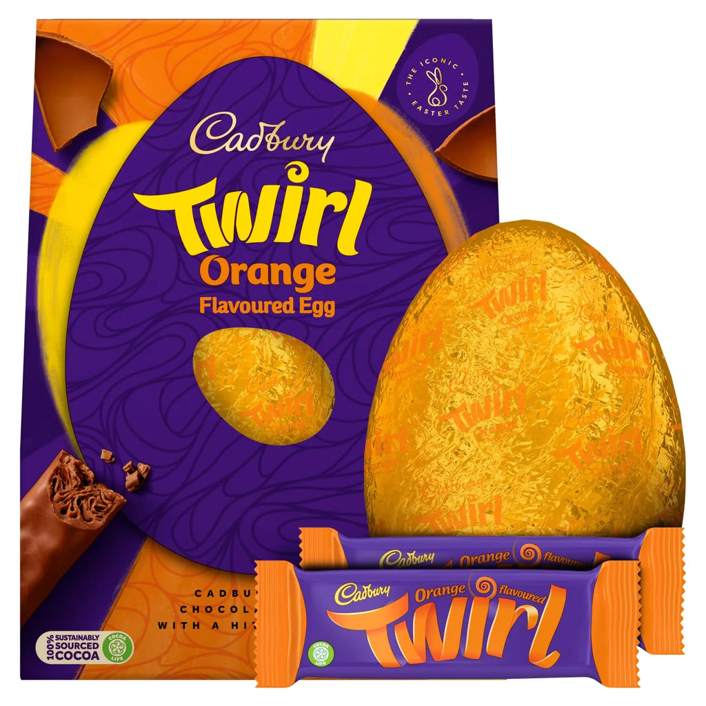 Cadbury Twirl Orange Large Egg 198G D60485