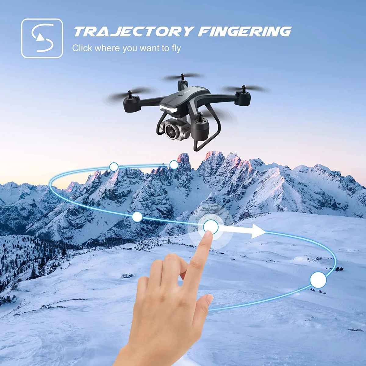 1080P HD Camera Wifi Drone with 2 Batteries Z3758