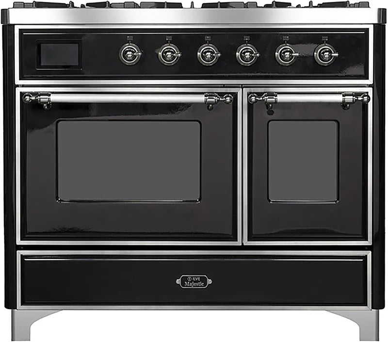 Glossy Black Dual Fuel Propane Gas Range G548744