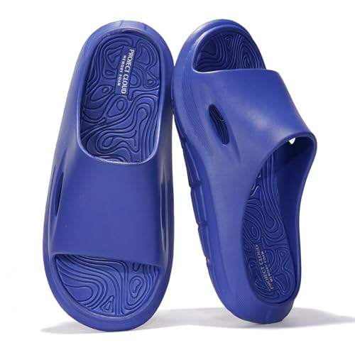 Lightweight Flexible EVA Recovery Slides with Latex Insole A8100