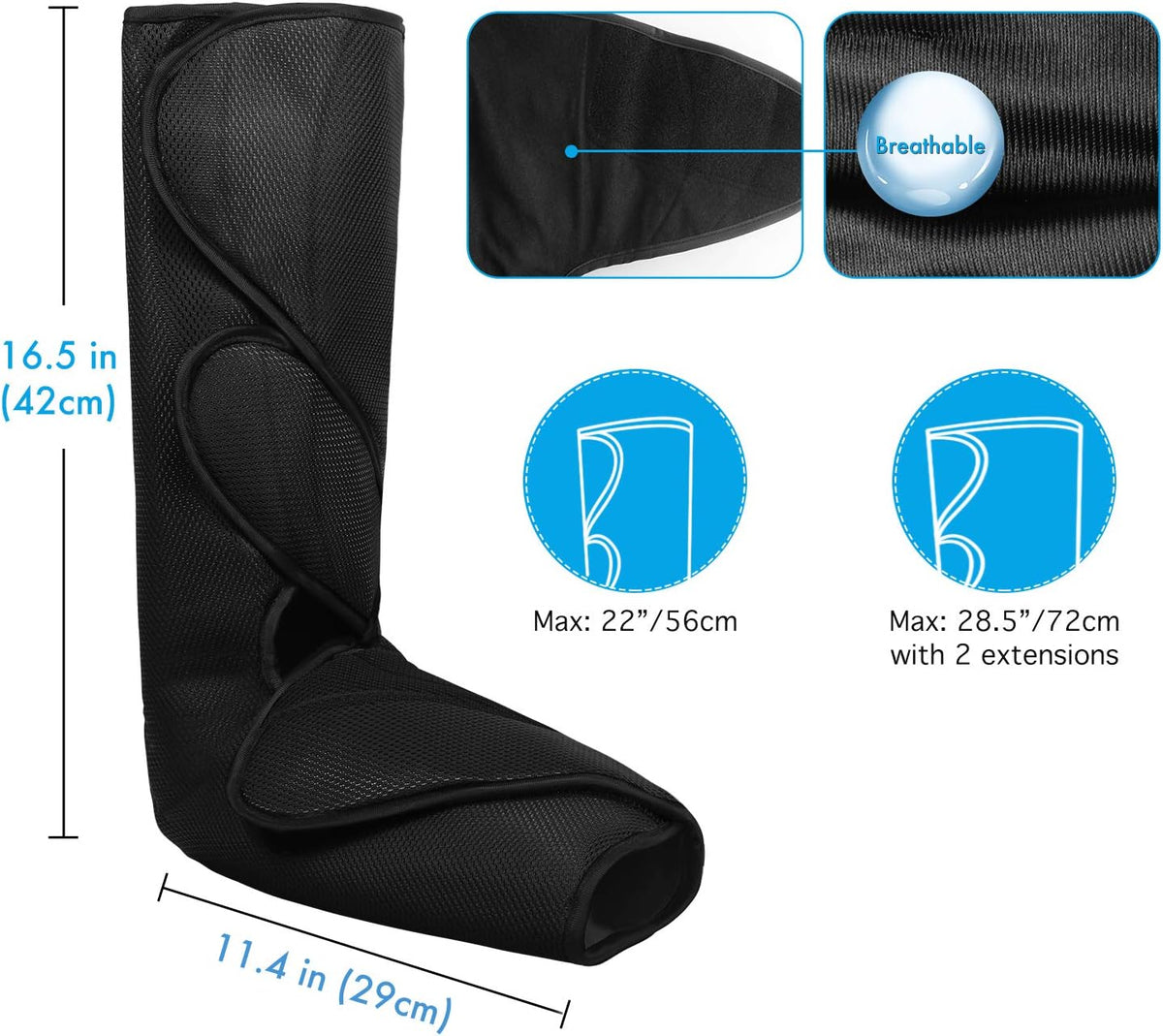 Leg Massager with Heat Air Compression O231