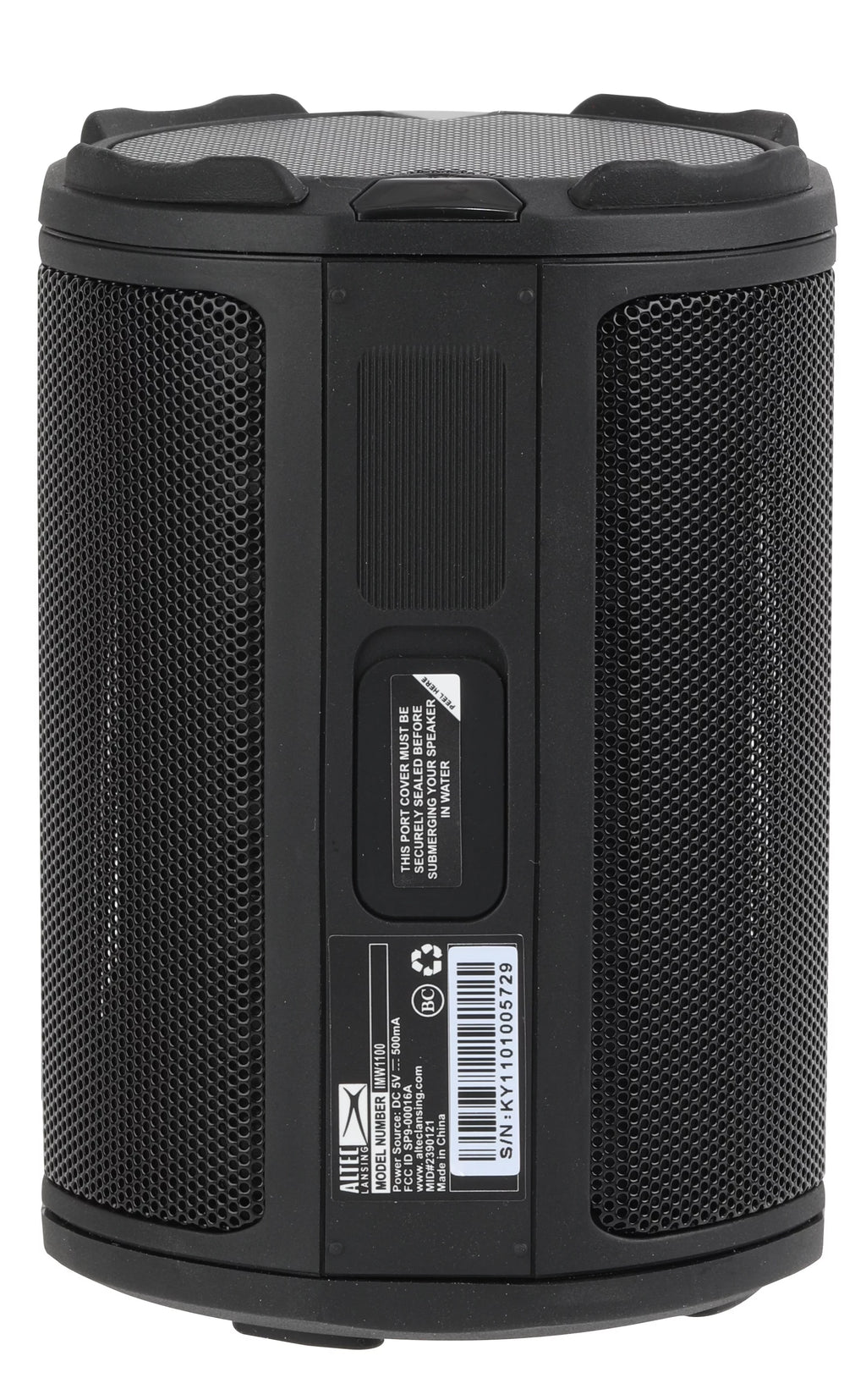 Black Portable Wireless Speaker F4474