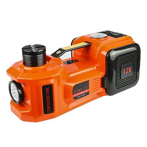 12V DC Electric Hydraulic Floor Jack and Tire Inflator Pump M195