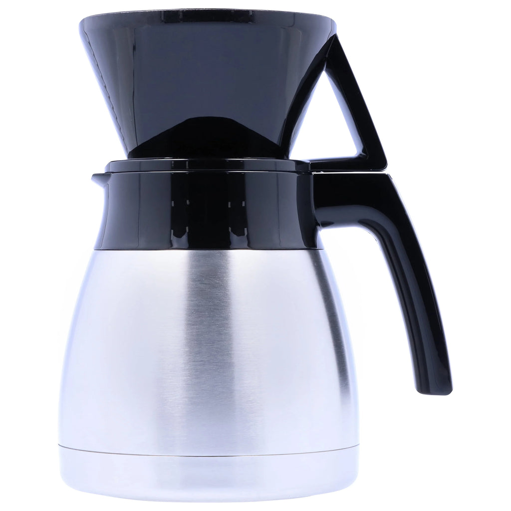 Pour-Over Coffee Brewer & Stainless Steel Carafe Set with Coffee Filters R4579