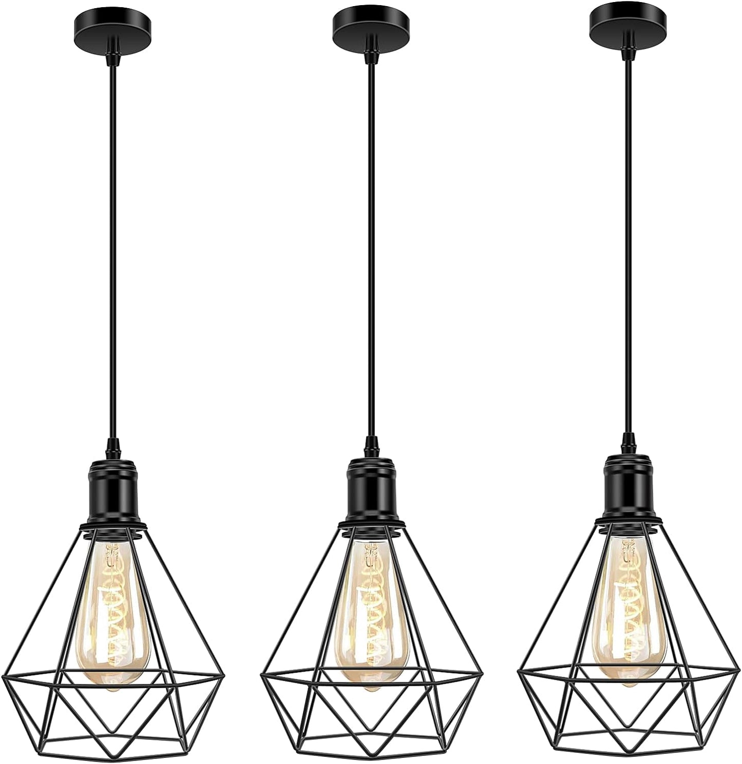 3 in 1 Diamond Ceiling Lamps