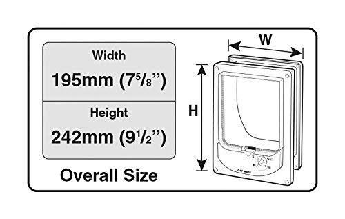 Electromagnetic Cat Flap White P645