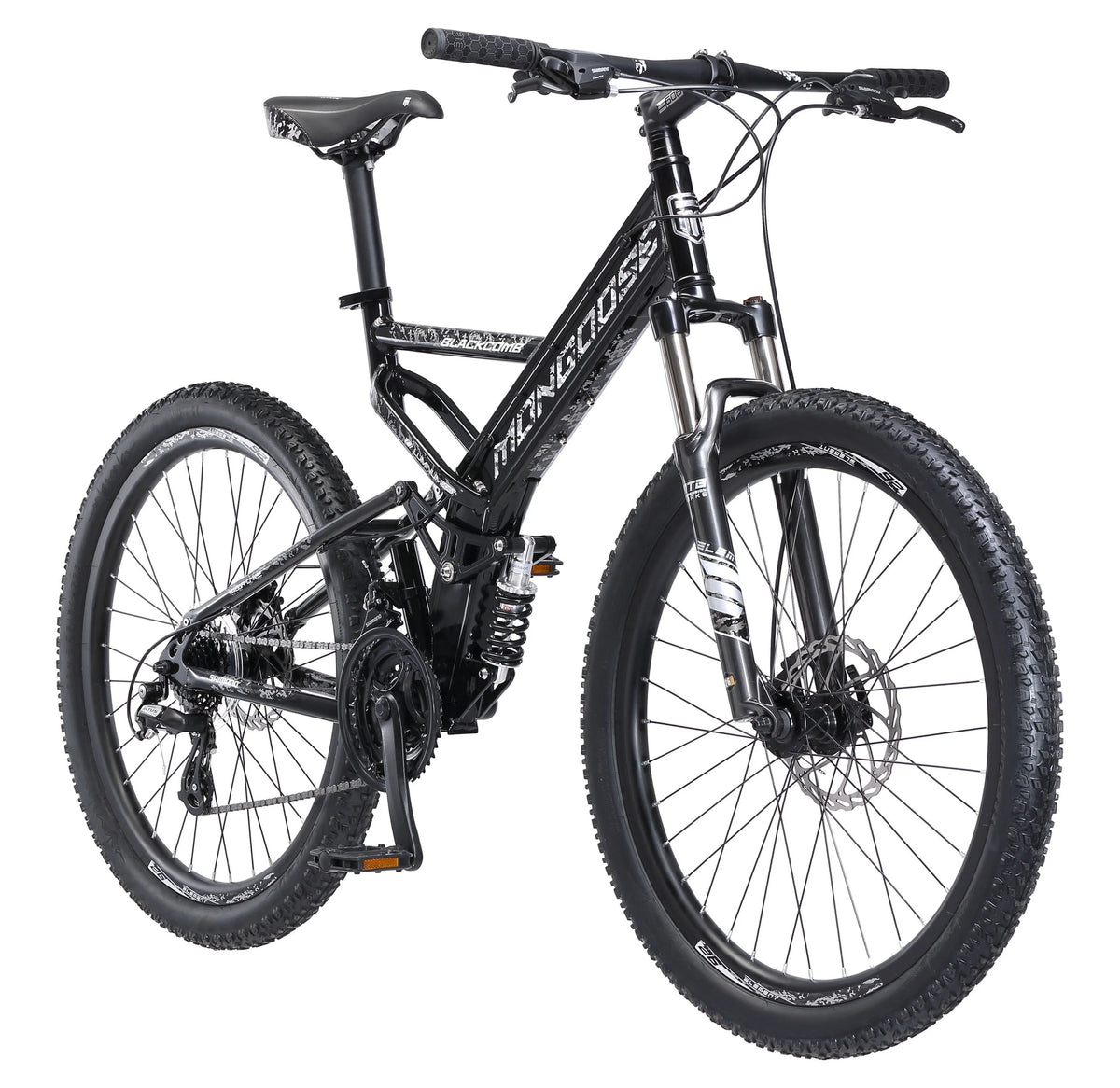 Black 26 inch Wheels 24 Speeds Mountain Bike O906