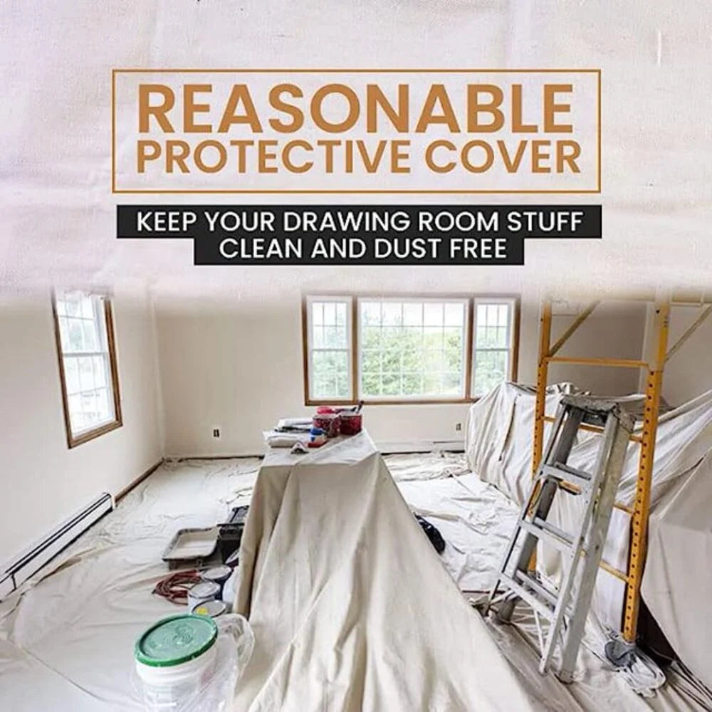 Canvas Drop Cloth 9 x 12 feet Pack of 2 Cotton C101