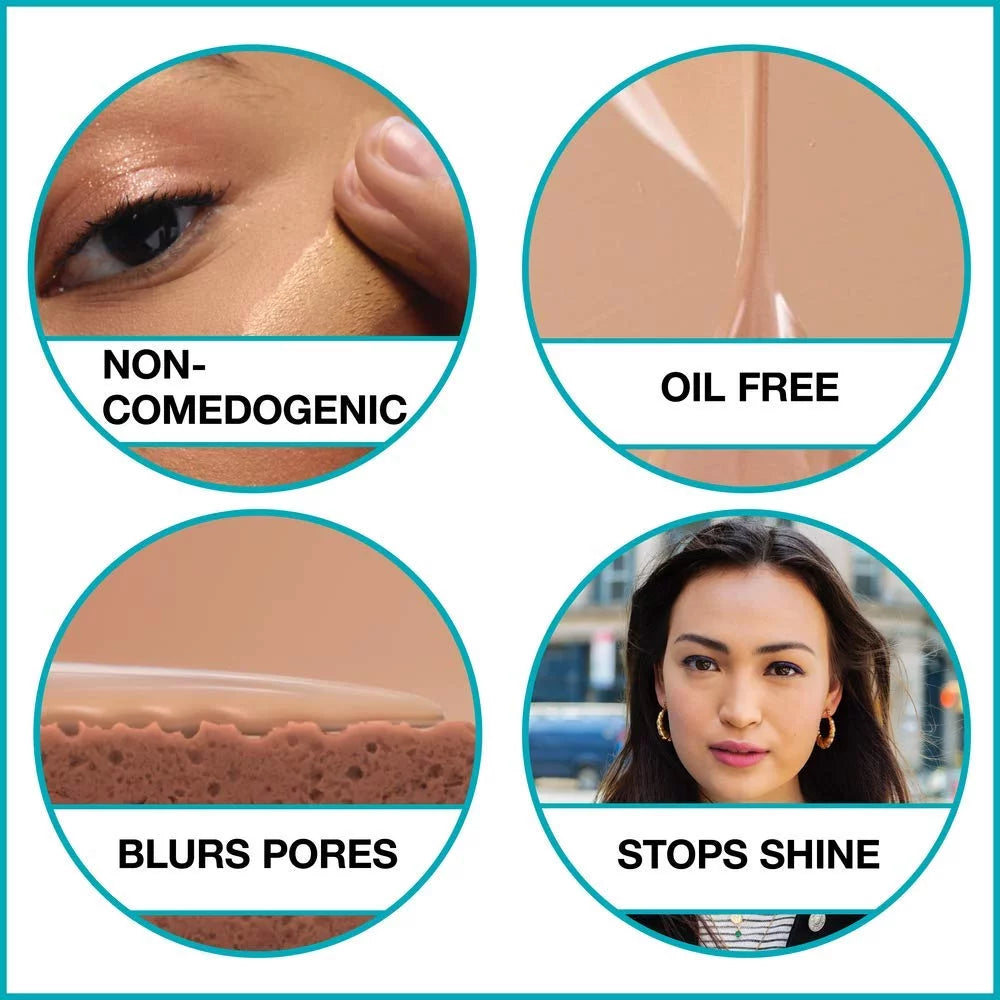 Matte + Poreless Liquid Foundation 370 Deep Bronze 1 Fl Oz U528