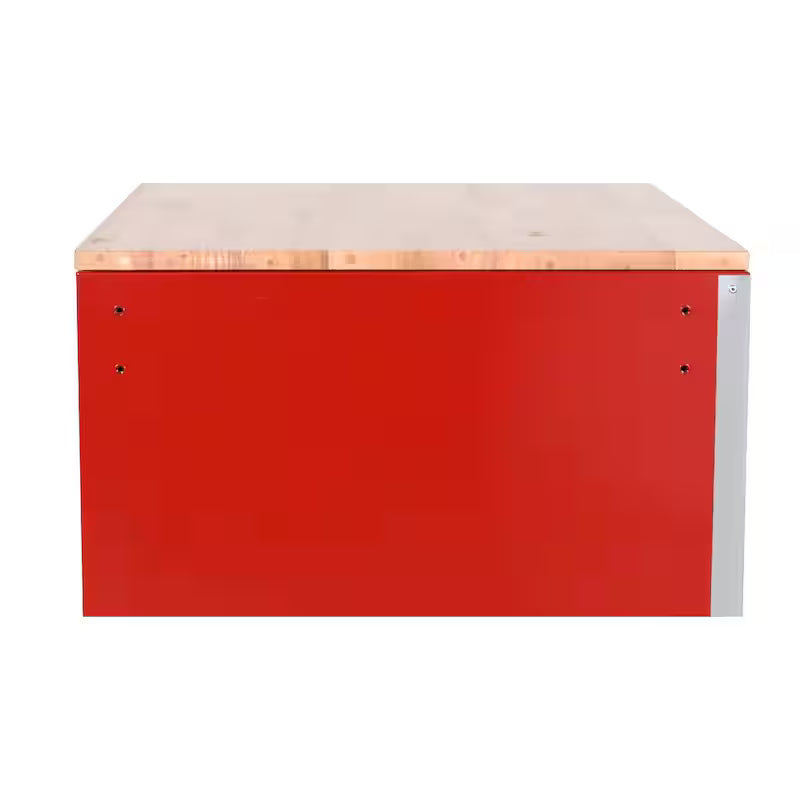 52 in. W Gloss Red Mobile Workbench Tool Chest K183278