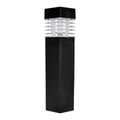 15.75 in. Solar LED Black Bollard Pathway Light G247062