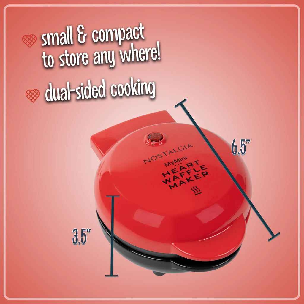 Personal Electric Heart Waffle Maker E9424