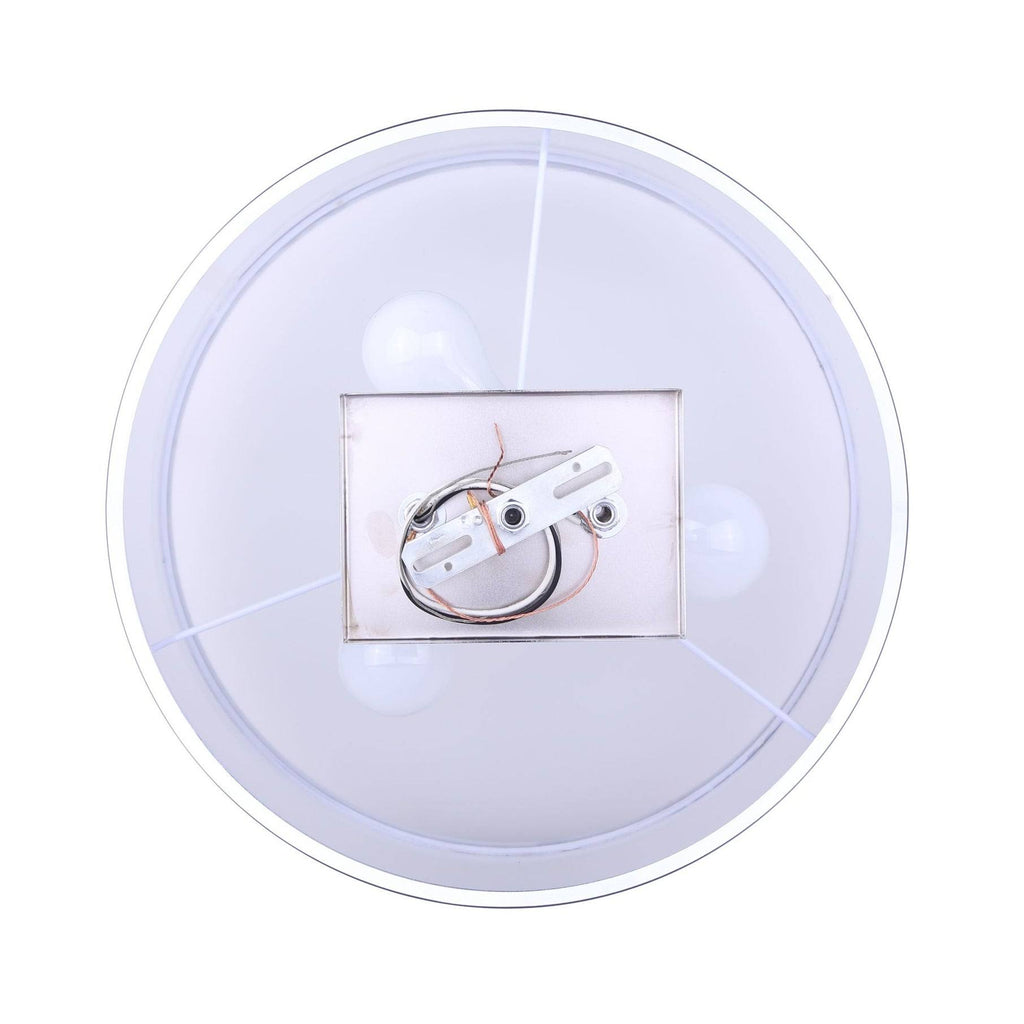 3 Light Semi Flush Chrome V3549