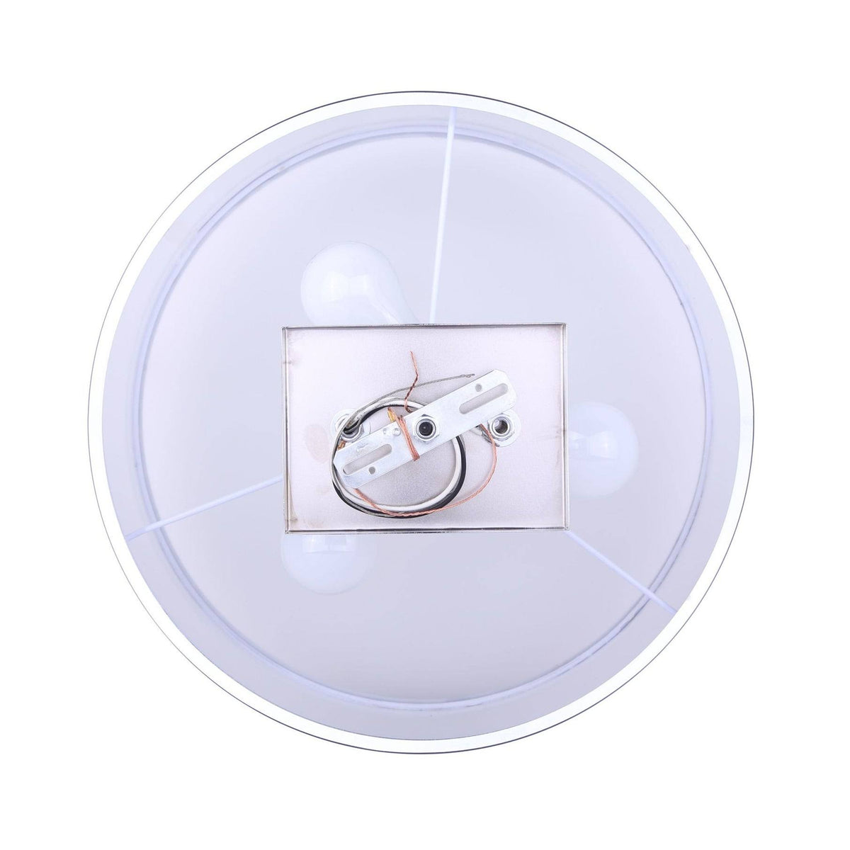 3 Light Semi Flush Chrome V3549