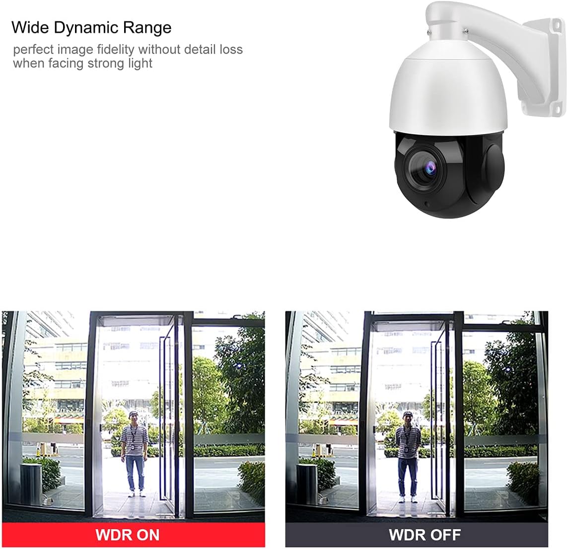 8MP PTZ PoE IP Camera 18x Optical Zoom 165ft IR Night Vision IP66 Z366