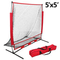 5'x5' Baseball Softball Practice Net with Metal Frame & Carry Case X8633