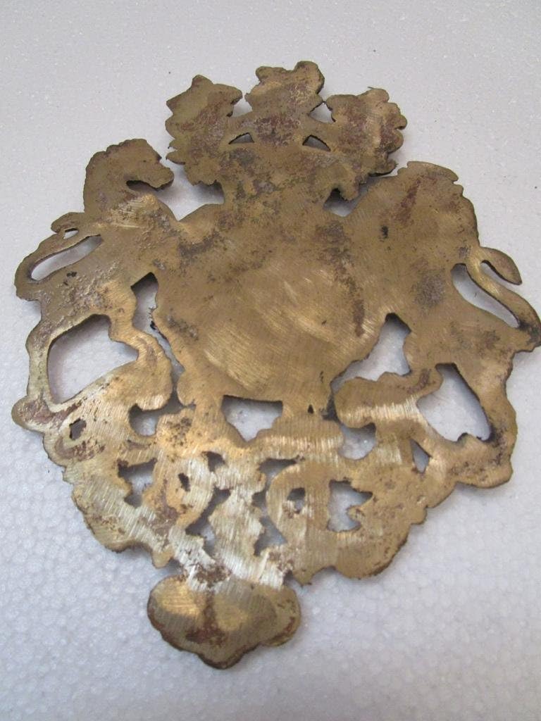 Antique Style Cast Wall Plaque Plate Pack of 2 F7444