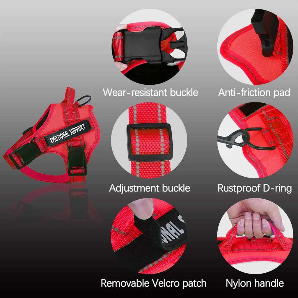 Reflective Breathable Adjustable No-Pull Dog Harness M92162