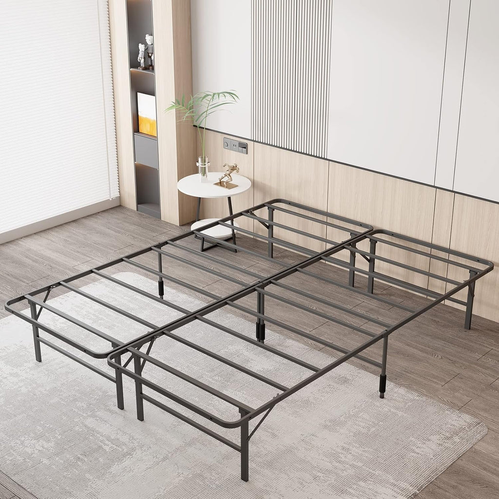 Queen Metal Bed Frame with Steel Slats P746
