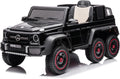 24V 6 Wheels Electric Ride on Kids Car with Remote Control Music&Lights Black H33801