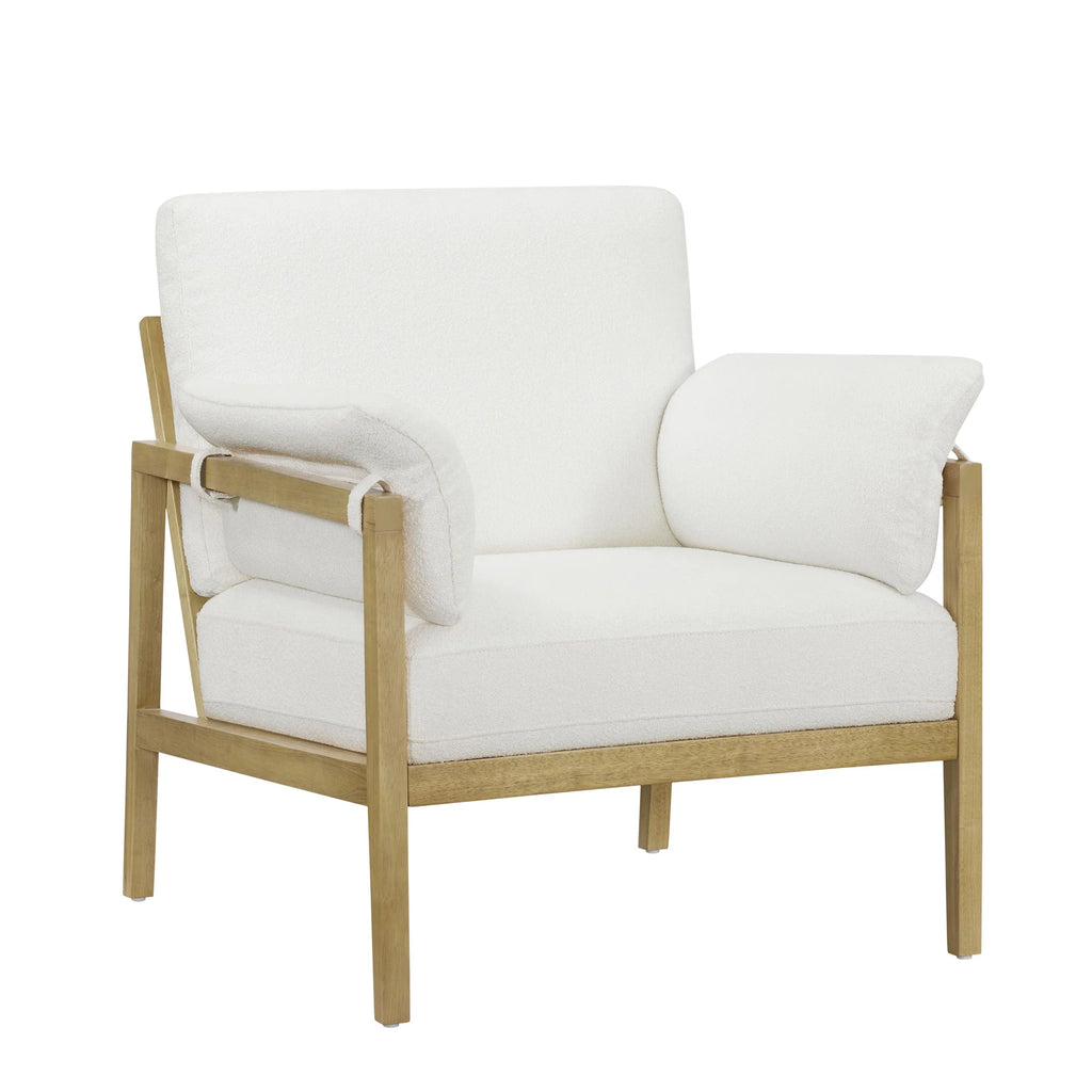 Cream Accent Chair with Removable Cushions G733122