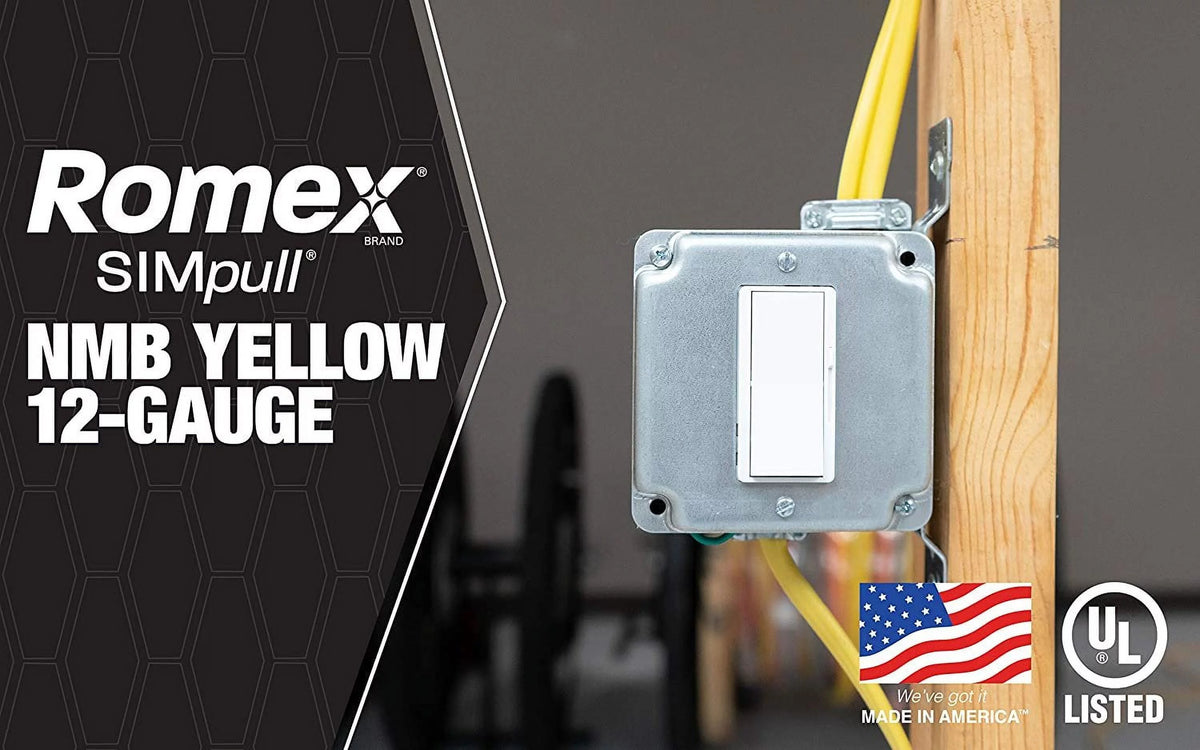 25' 12/2 with ground Romex Indoor Electrical Wire L979