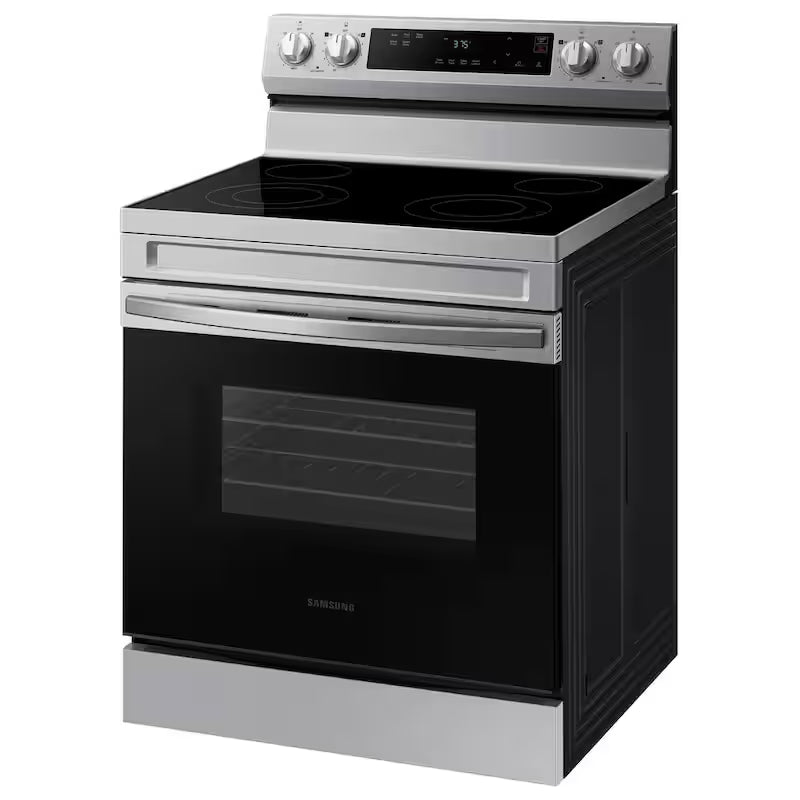 6.3 cu. ft. Smart Freestanding Electric Range with Steam Clean in Stainless Steel C68301